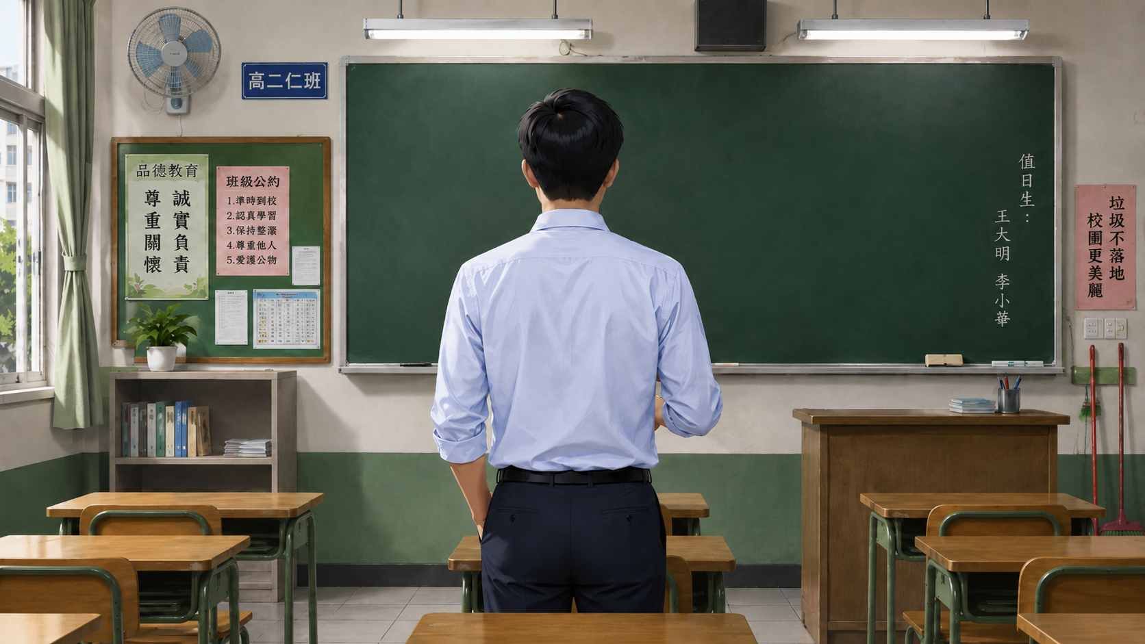 ▲高雄資深教師墜樓亡！工會爆「怪獸家長+失控學生」壓垮老師（示意圖／AI製圖）