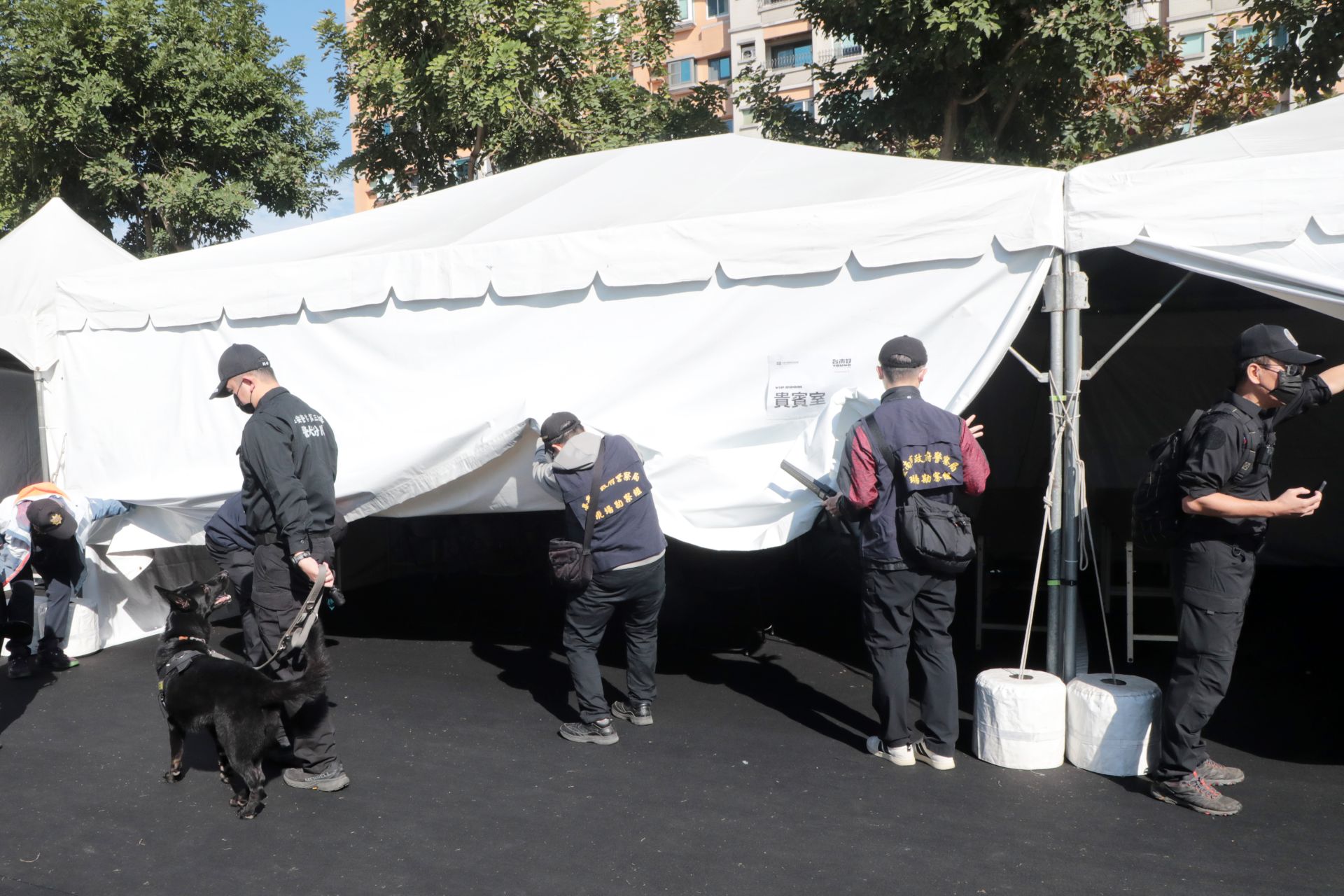 ▲警出動362人周邊維安（圖／記者王俊勝 翻攝）