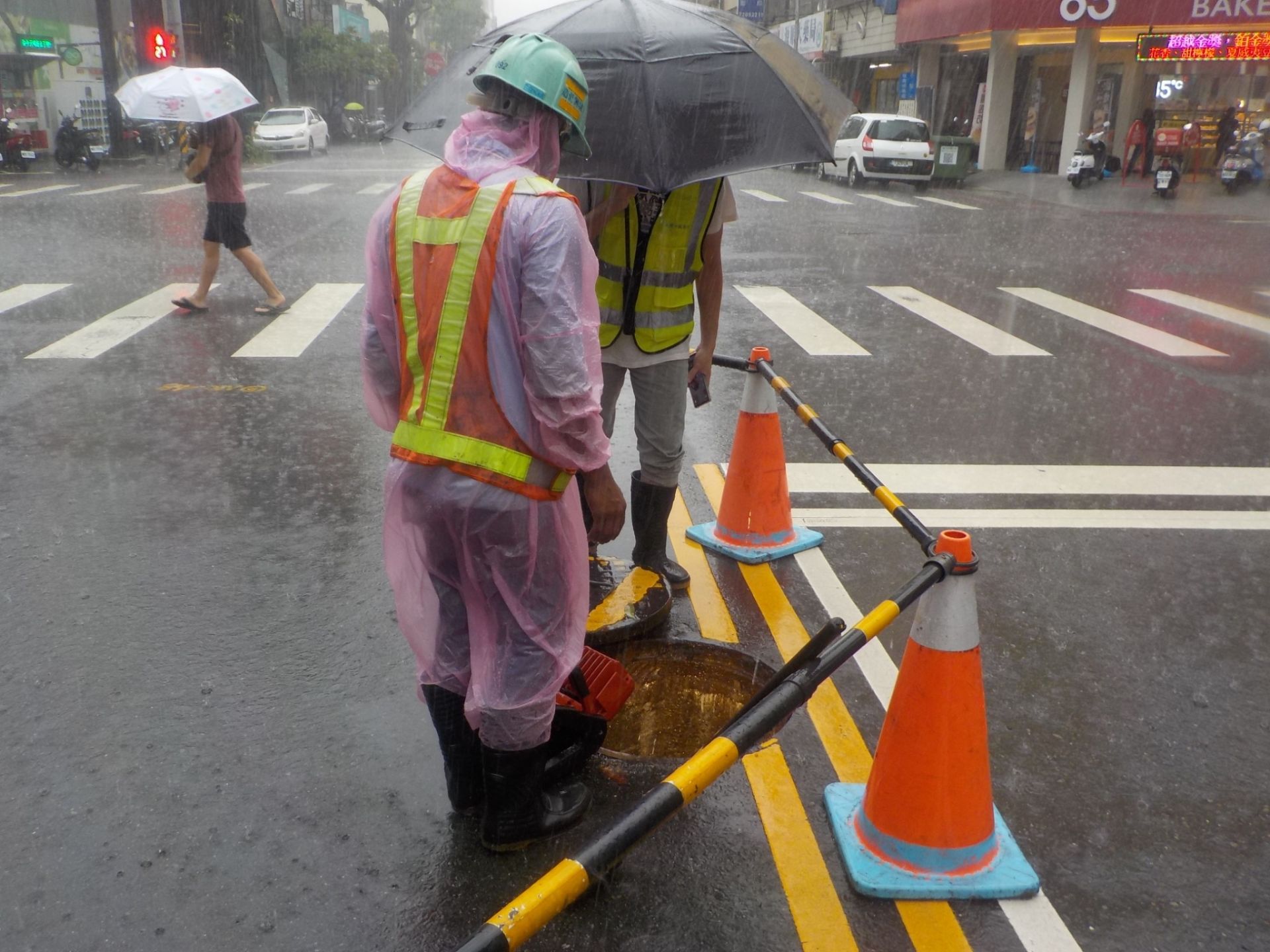 雨水下水道全面巡檢！台中水利局汛期維護不鬆懈 守護市民防災安全