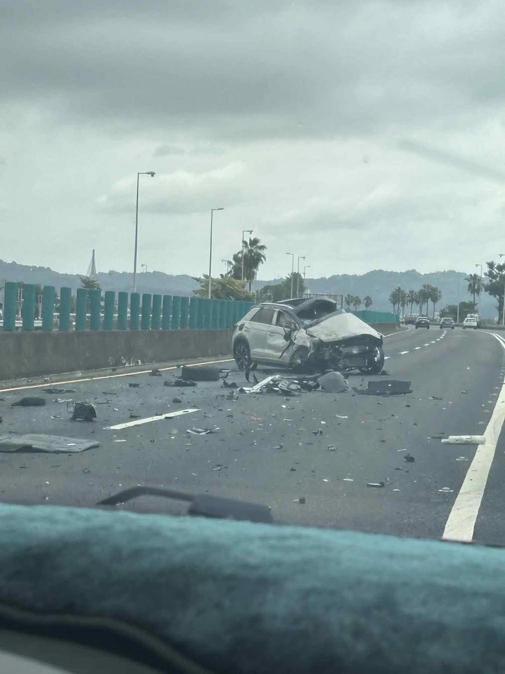 國道3號驚見逆向行駛釀車禍　高齡駕駛遭撞頭部受傷