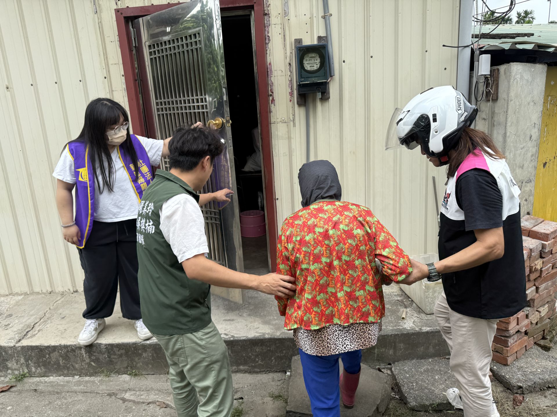 川啟愛心重車協會率重機騎士齊聚集集，以行動傳遞社會關懷。