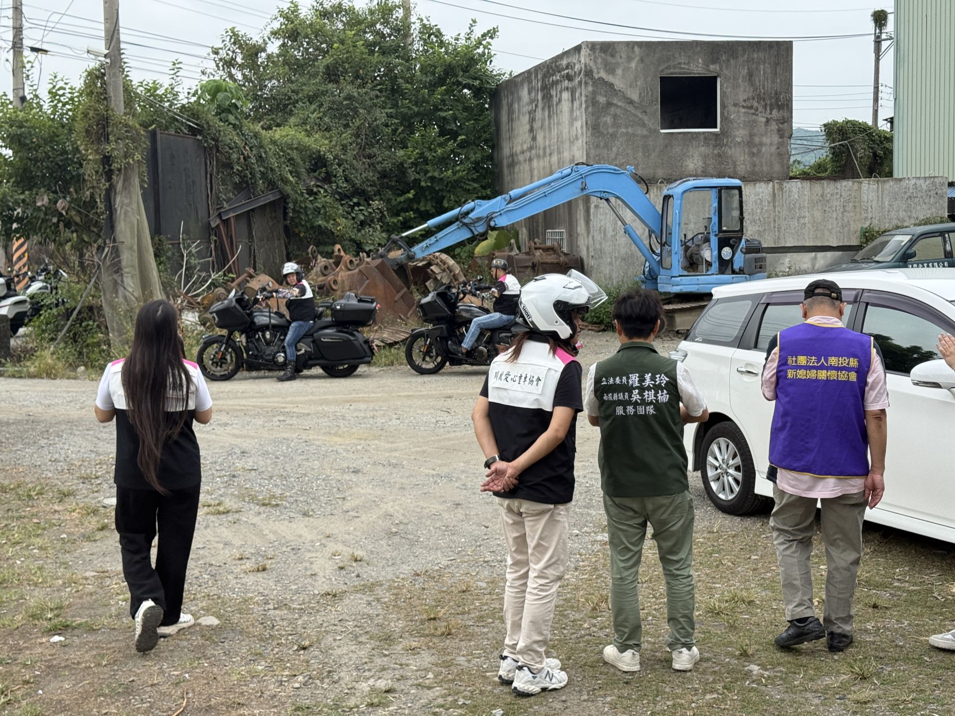 川啟愛心重車協會率重機騎士齊聚集集，以行動傳遞社會關懷。