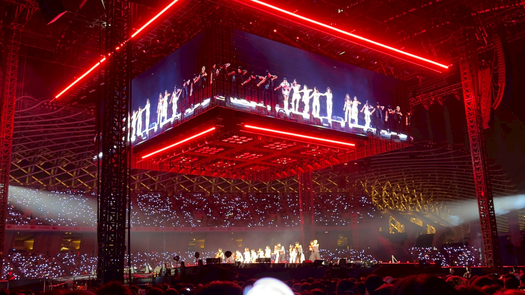 TWICE23日於高雄開唱,是在台灣的最終場。(圖/讀者提供)