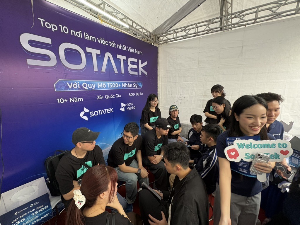 SWAG首度跨海參與越南頂尖學府UET徵才博覽會。（圖／SWAG提供）