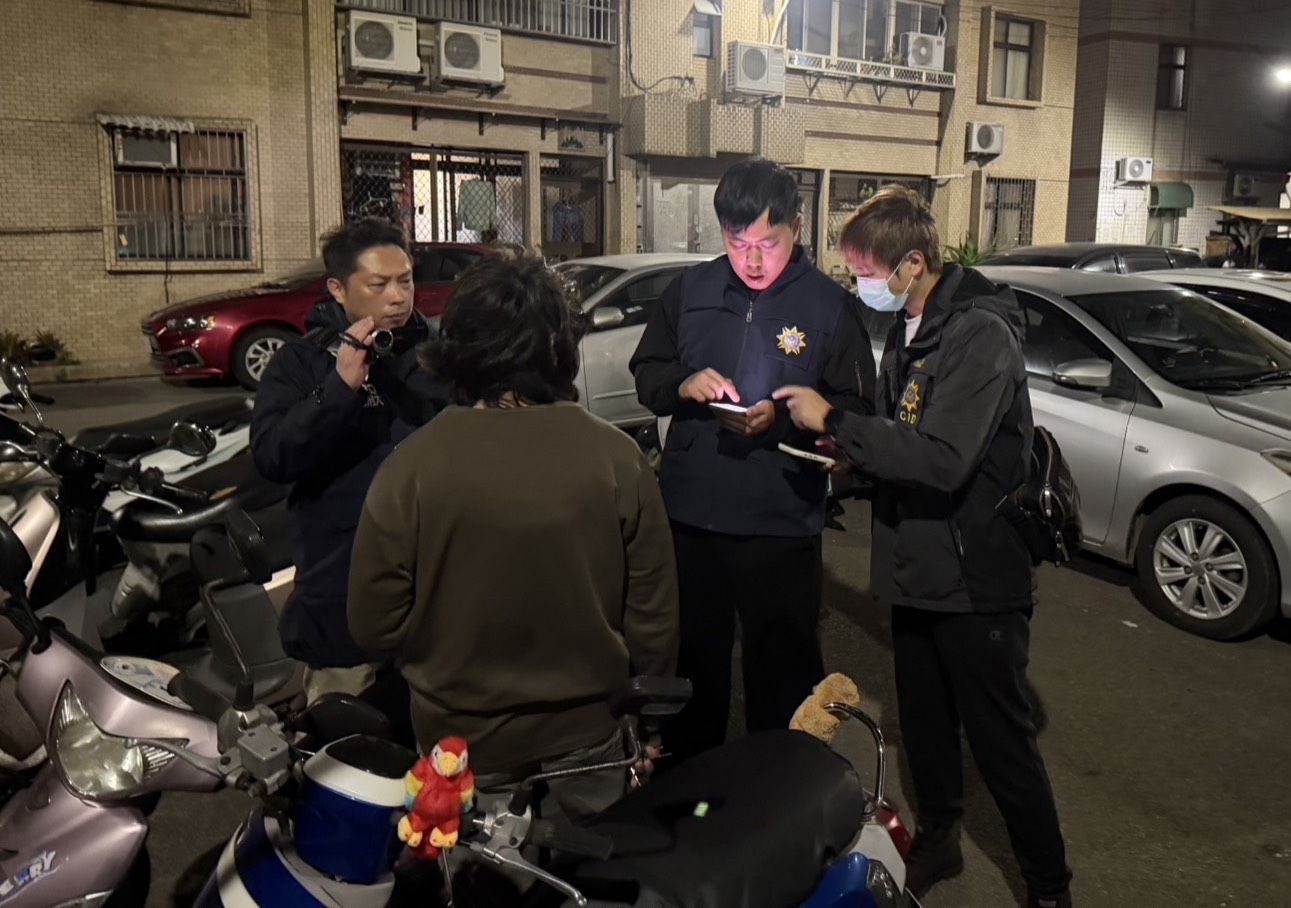 北市刑大會同中山分局及苗栗警方追查帳號來源，迅速鎖定嫌犯身分並完成查緝。（警方提供）