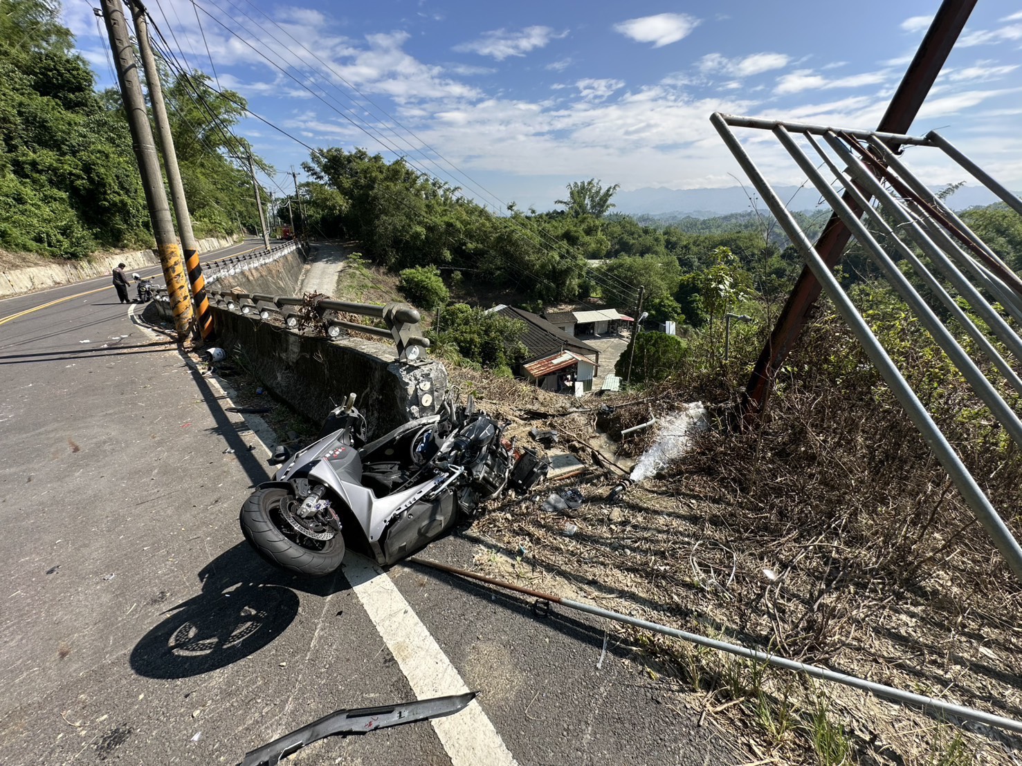 ▲▼山區狂飆釀車禍，撞死自己的好友（圖／記者王俊勝 翻攝）