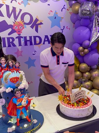 郭富城60歲生日派對現場。(圖/翻攝方媛IG)