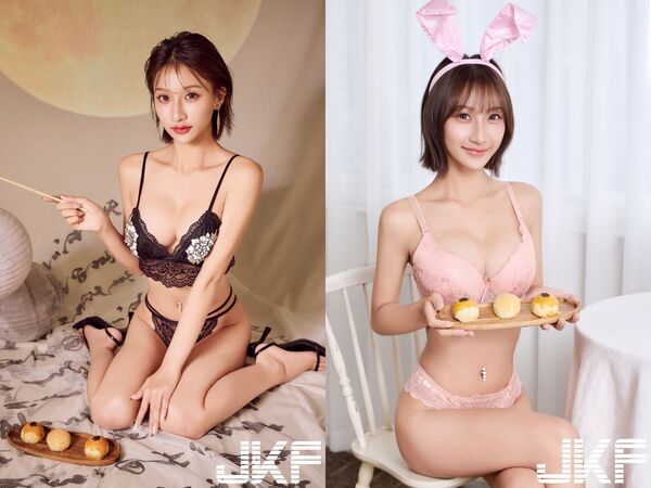 旺旺小仙展現傲人身材。(圖/JKF提供)