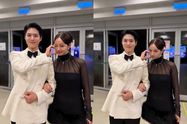 朴寶劍如願騎到Ubike，還帶惠利重返打卡過的老榕樹。（圖／翻攝朴寶劍IG）