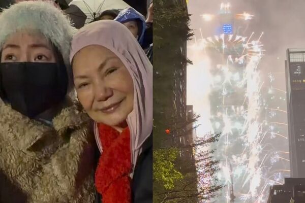 小S帶著S媽,度過第一個沒有大S的跨年。(圖/翻攝小S臉書)