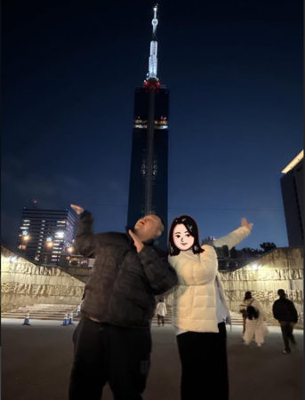 大蛇丸分享女友放閃照。（圖／翻攝大蛇丸​IG）