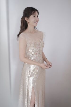 吳怡霈主持信驊科技尾牙，受到震撼。（圖／翻攝吳怡霈臉書）