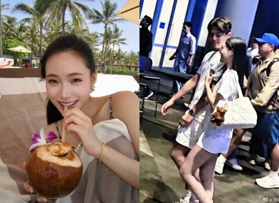 Lily疑似新戀情曝光。（圖／翻攝Lily IG、微博）