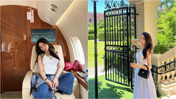 Threads上走紅的白富美Amanda，正是蔡幸娟的女兒「蛋蛋」。（圖／翻攝Amanda Threads）