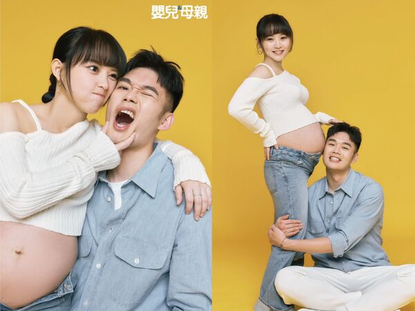 王齊麟、陳詩媛分享相戀內幕。（圖／嬰兒與母親雜誌提供）