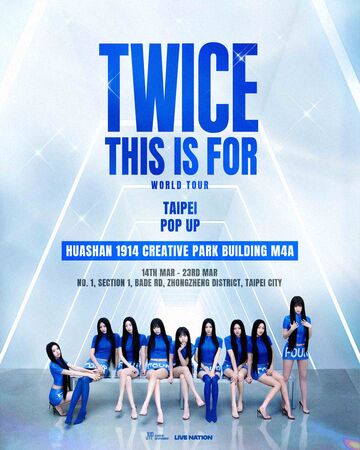 TWICE大巨蛋開唱前，快閃店先登場。（圖／Live Nation Taiwan提供）