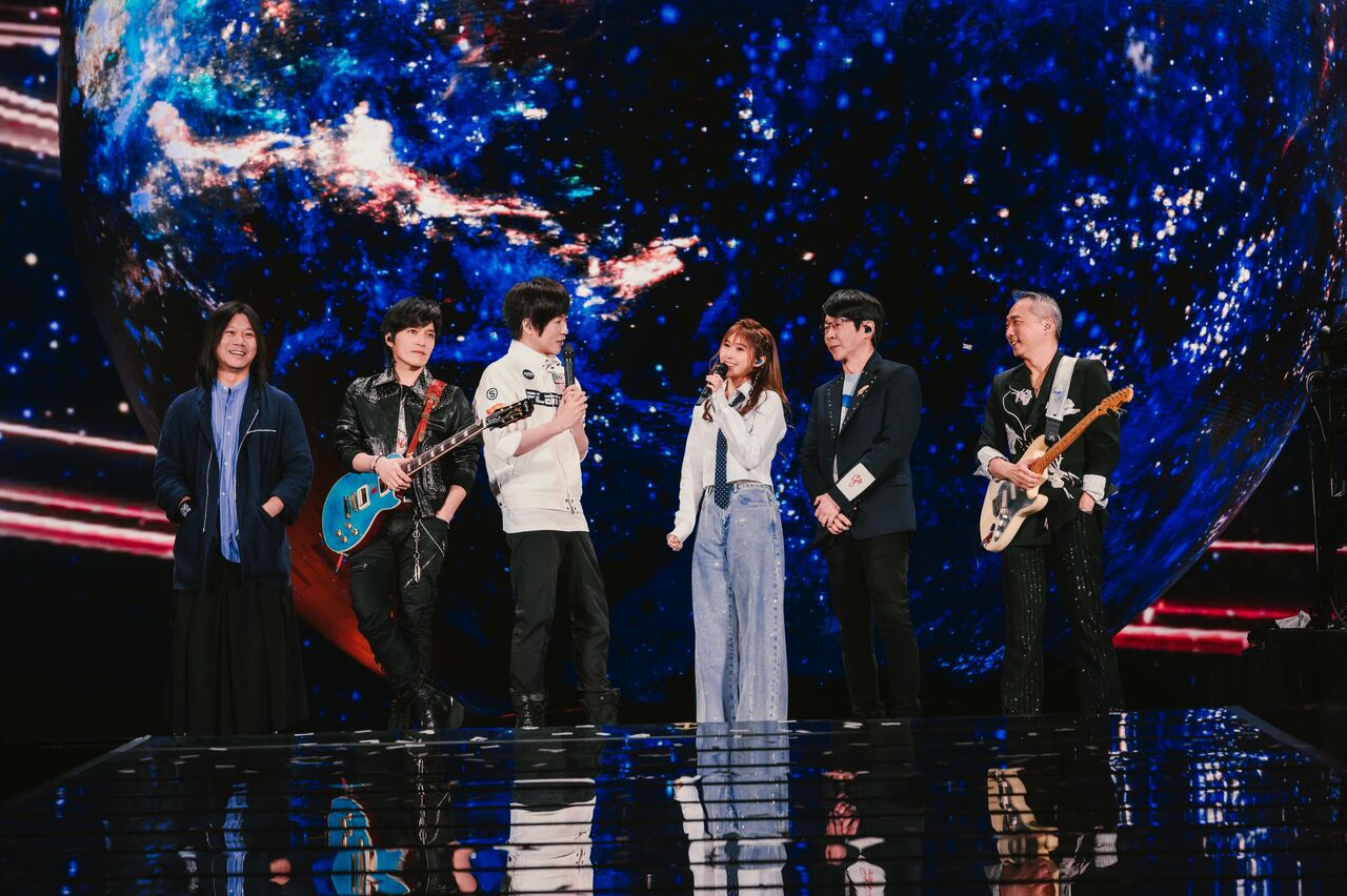 五月天台中開唱，冠佑女兒小玫瑰現身超溫馨。（圖／相信音樂提供）