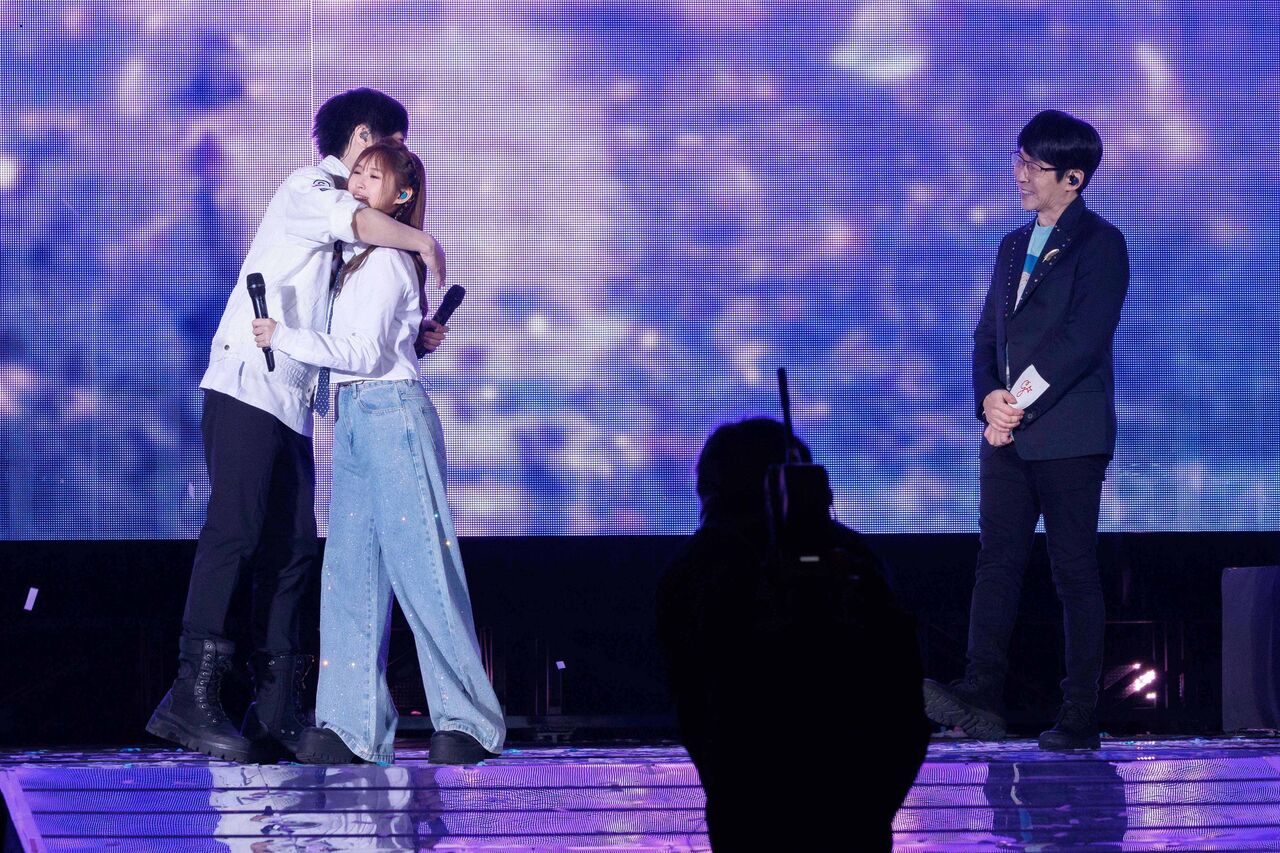 五月天台中開唱，冠佑女兒小玫瑰現身超溫馨。（圖／相信音樂提供）