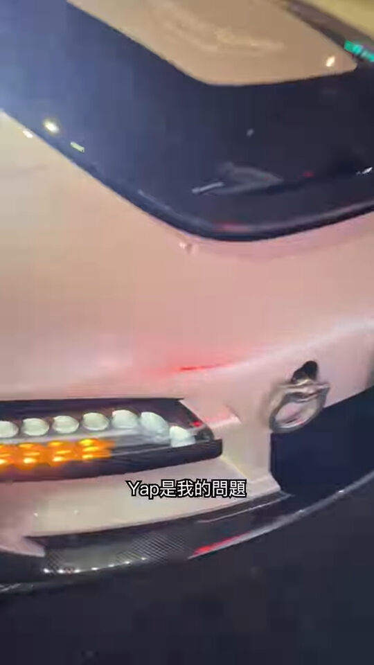 王陽明新年出車禍。(圖/翻攝王陽明IG)