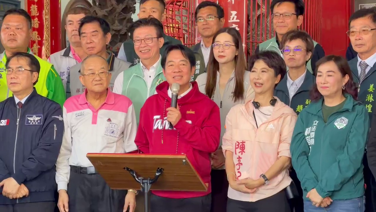 ▲賴清德下午到台南訪問發紅包，知情後也立即致電關心（圖／記者王俊勝 翻攝）