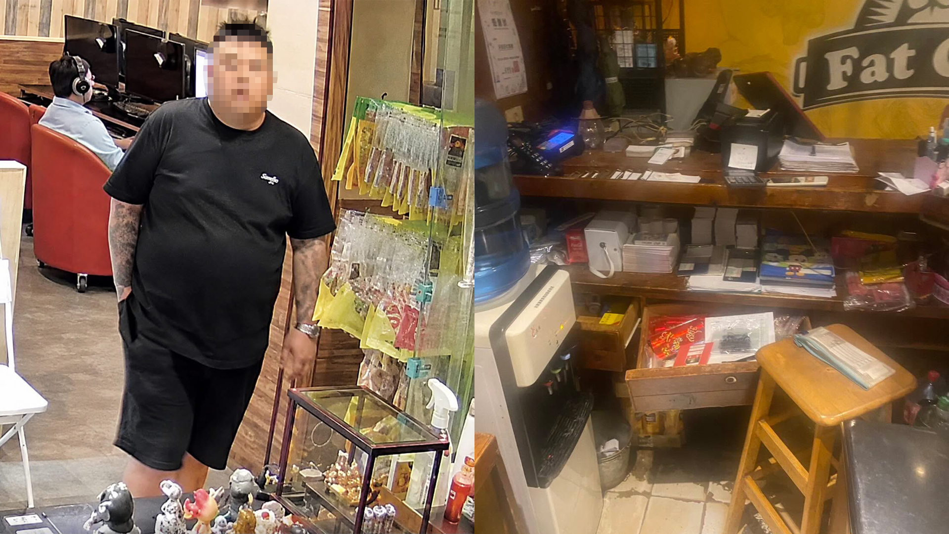 ▲台南酒吧遭竊7萬!嫌犯疑從北偷到南 業者PO影像提醒(圖/翻攝自Threads/@angellove80115)