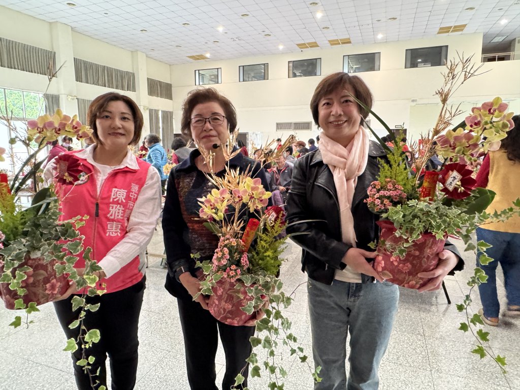 台中市水噹噹迎新春！DIY盆栽超療癒 百花齊放好喜氣