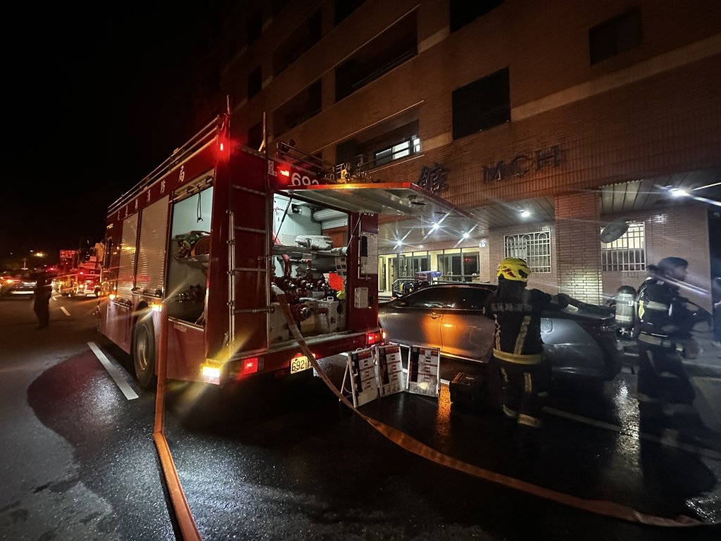 花蓮門諾醫院醫生宿舍地下室火警！　發電機起火冒煙　