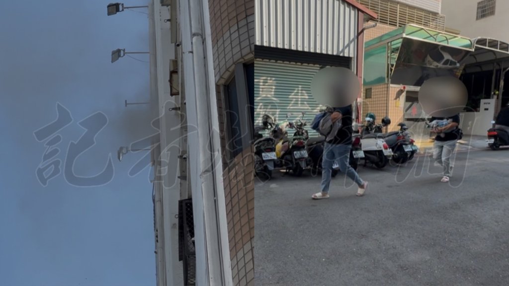 快訊／高雄苓雅大樓竄煙！2貓困火場被救出癱軟 屋主心碎