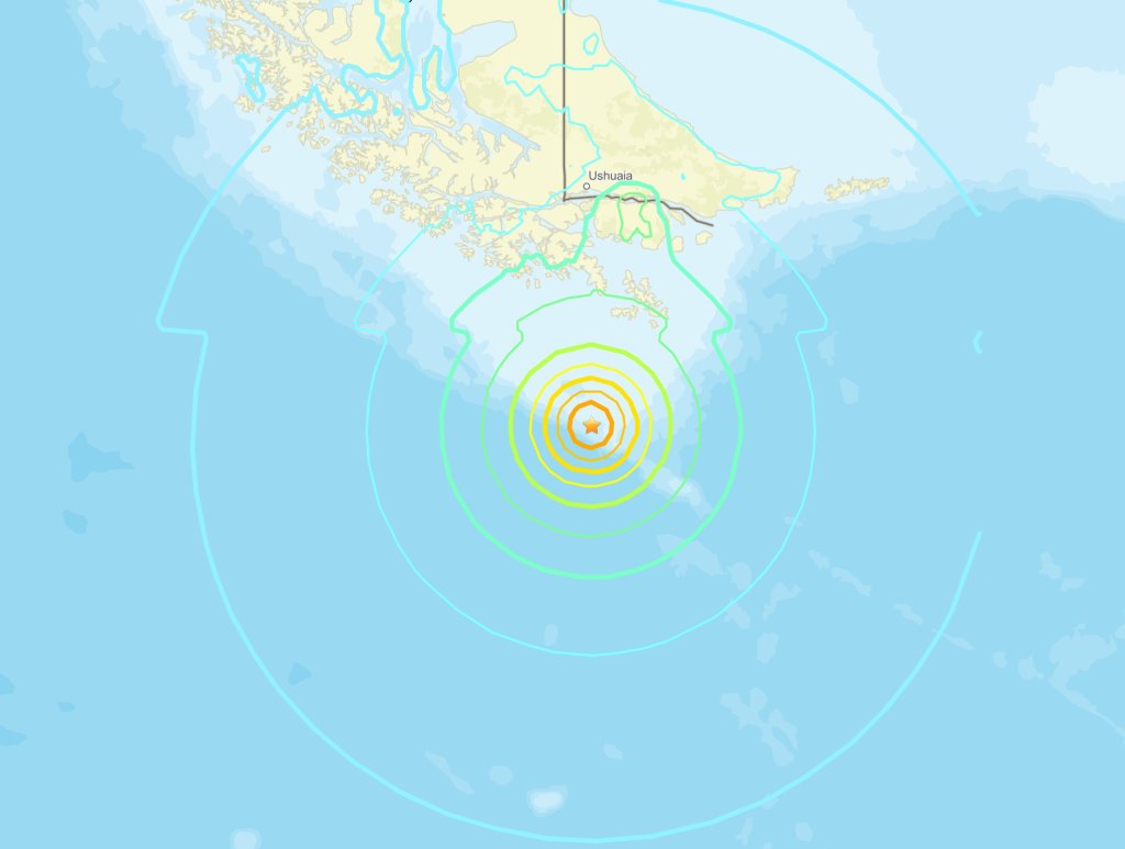 地動山搖！南美洲南端德雷克海峽發生規模7.4強震　恐引發海嘯警報