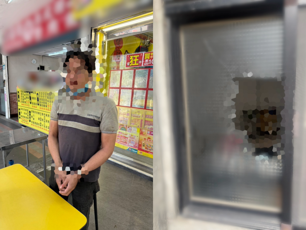 別人「食緊挵破碗」伊行竊「挵破窗」！通緝犯鬧大動靜失風遭逮