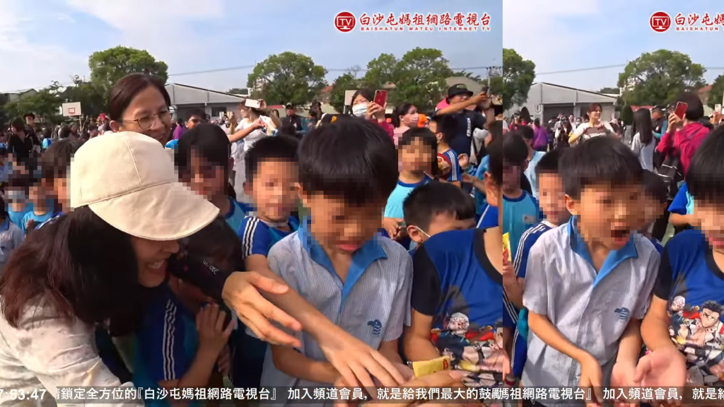 媽祖賜福變搶福！埔鹽國小女老師「空降奪寶」童看傻　網轟：比學生還沒品