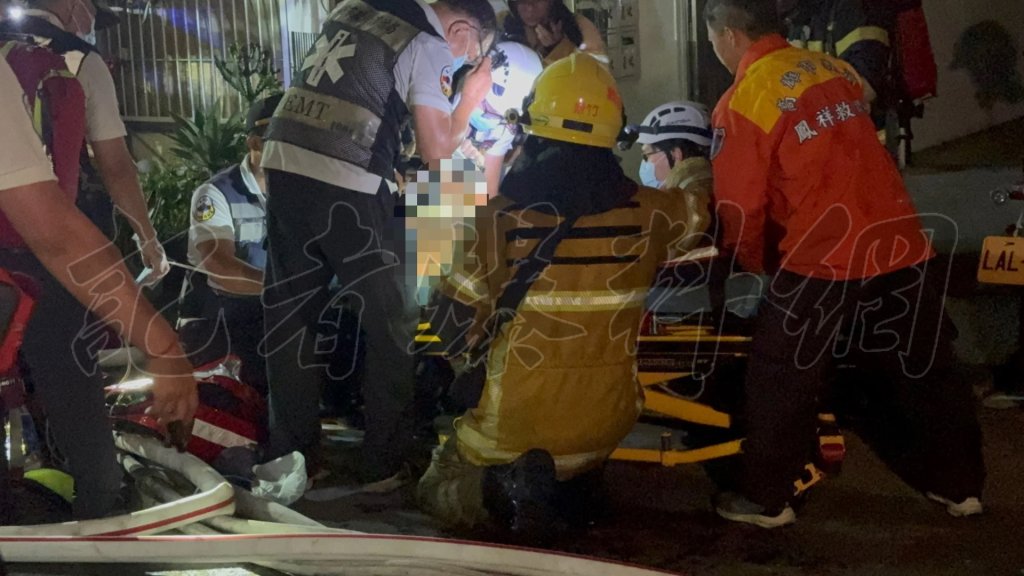 快訊／高雄鳳山深夜惡火！2人受困「均無生命跡象」被救出