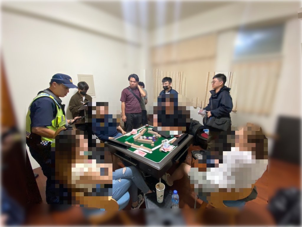民宅天天傳麻將聲　警長期蒐證破聚賭、當場逮賭客查扣賭博器具