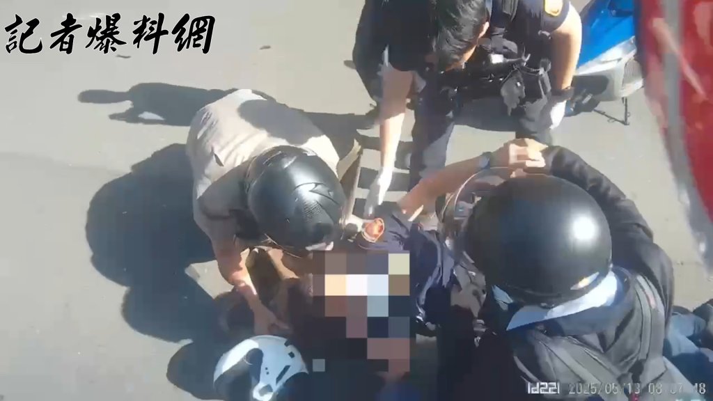 毒蟲見警心虛狂逃　支援交警加入圍追「挵傷家己人」