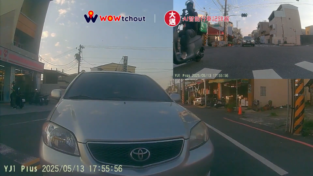 台南小客車路口「切西瓜」左轉險撞騎士　警方要罰了
