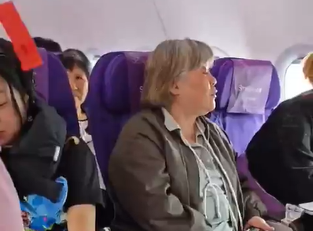 影／台灣大媽大鬧陸航班！疑因拐杖問題為難空姐　不理全機乘客怒火「叫機長來要我下去啊」
