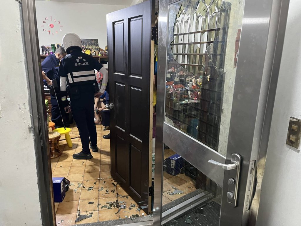 桃園惡煞撬開民宅大門闖入打人！　 警方攻堅逮捕