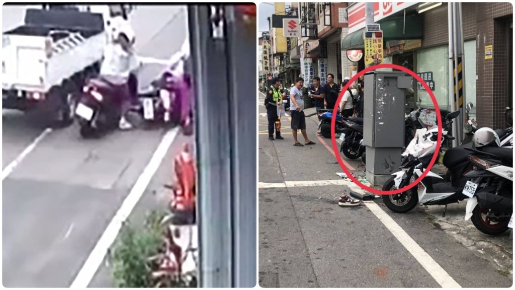 姐妹雙載閃右轉貨車  19歲姐撞號誌箱身亡