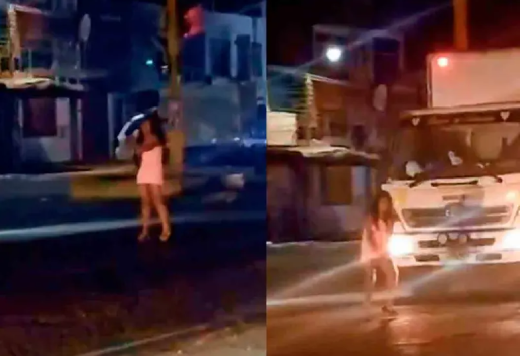 影／女離開夜店恍惚過馬路！慘遭卡車輾斃影片瘋傳　骨碎聲嚇壞一旁目擊者