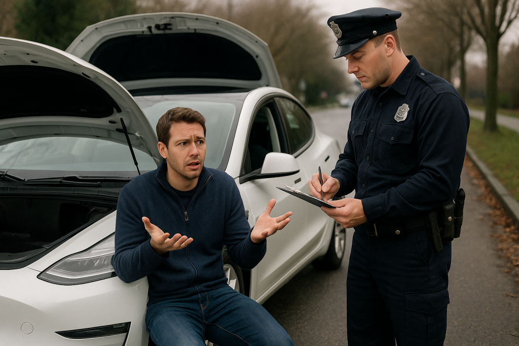 投訴／特斯拉突發異常靠邊重啟遭開單　科技車主盼合理執法彈性