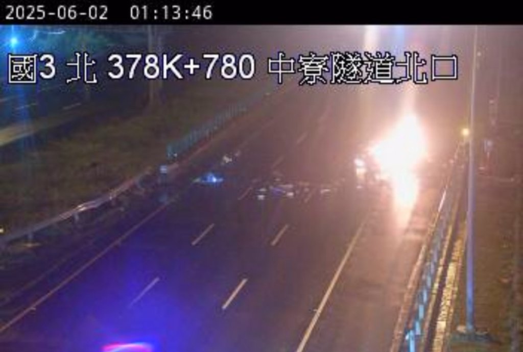快訊／國3深夜嚴重事故！自小客自撞「1人當場死亡」