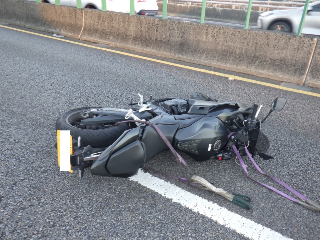 台74線潭子段發生追撞事故 機車騎士受傷送醫