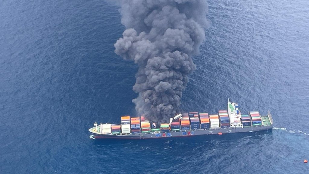 萬海貨輪「旺春輪」印度外海爆炸！4人失聯含2台灣人