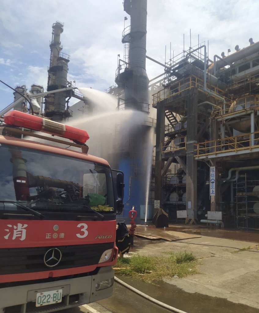 中油大林廠驚傳火警！1承包商遭灼傷緊急送醫