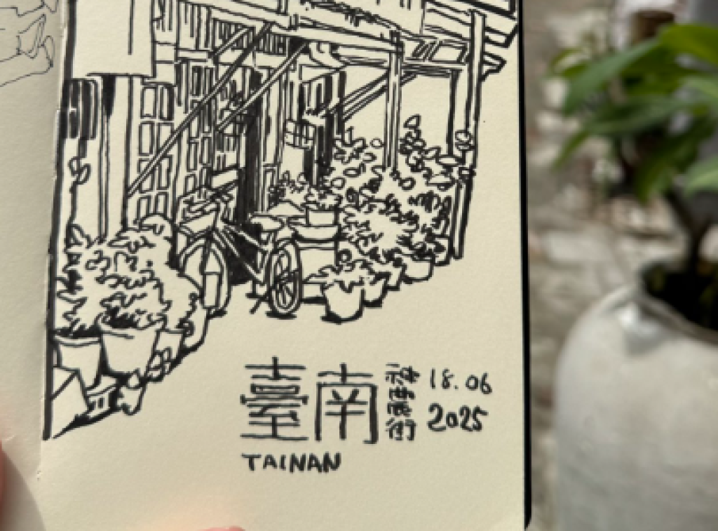日本繪師來台灣旅遊！在台南遺失隨身素描本　PO文求協尋「精美畫作曝光」