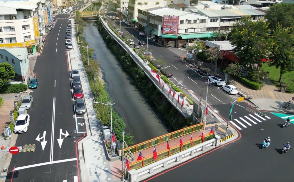 台中梅川二期人行道7月開工　總經費破億 打造4公里綠色廊道
