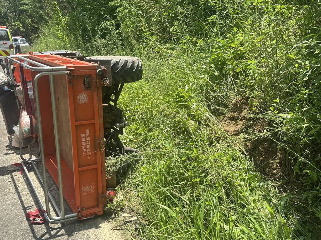 北屯區農用車翻覆事故 74歲婦人不幸罹難