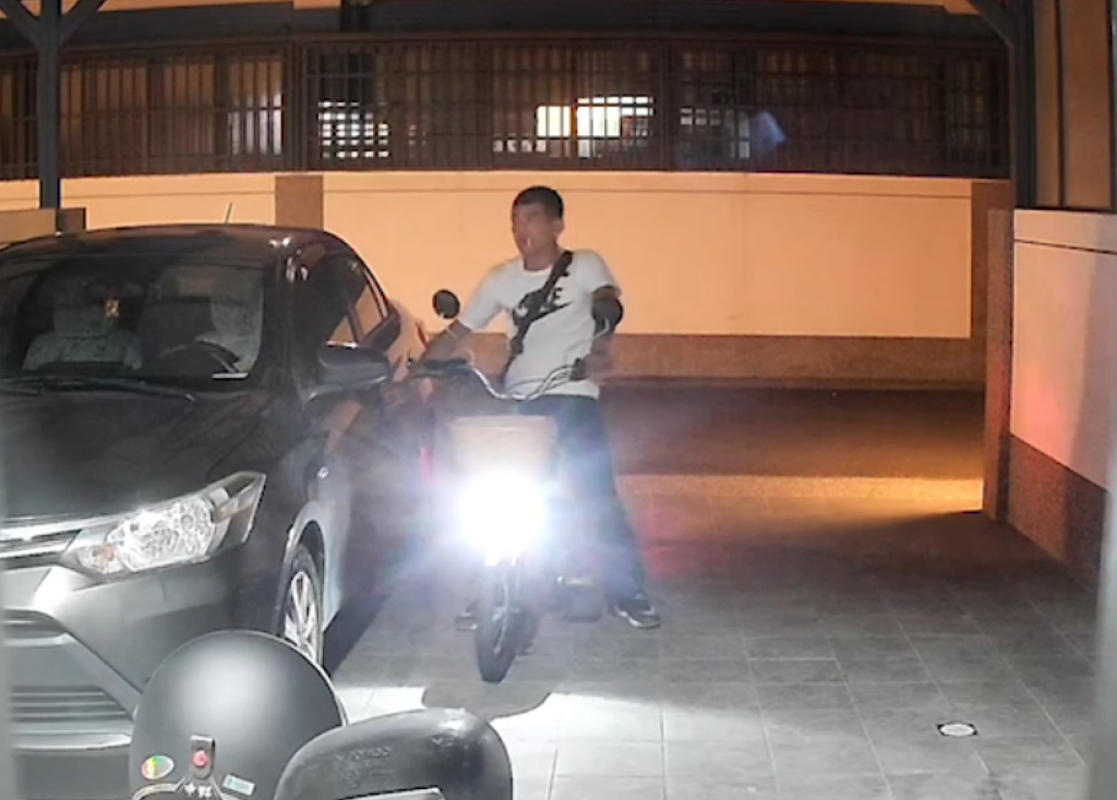  犯案畫面曝光！騎微型電動車侵入民宅車庫開車門　竊盜未遂函送　