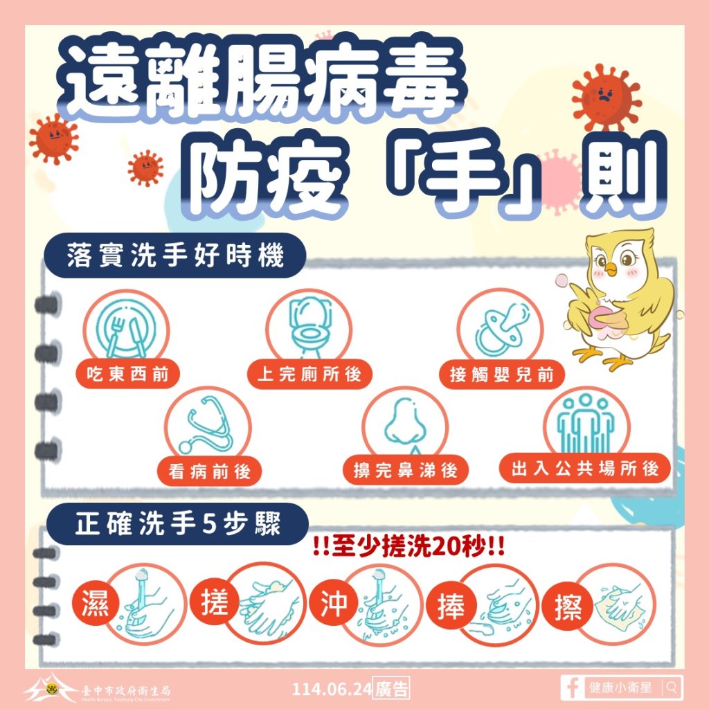 台中首例腸病毒重症 女童癱軟住院 警訊拉警報！家長防疫不可鬆懈