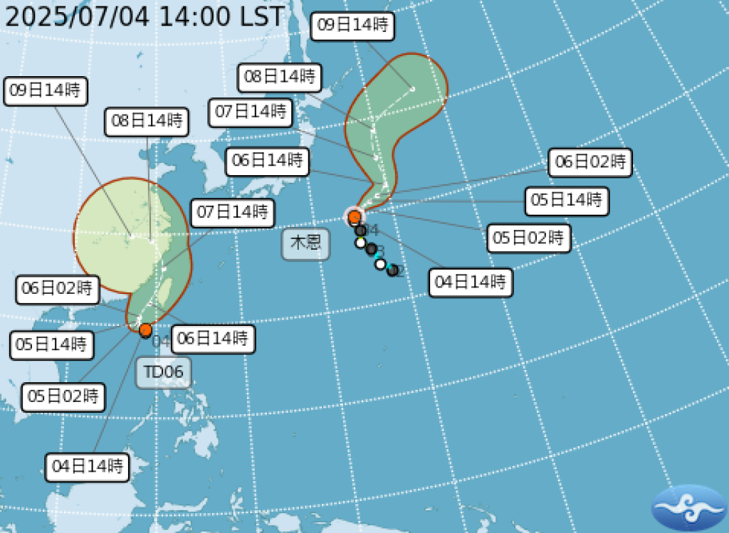 「準丹娜絲」磨刀霍霍！最快明晨發海警　3地紫爆雨彈南部先開轟